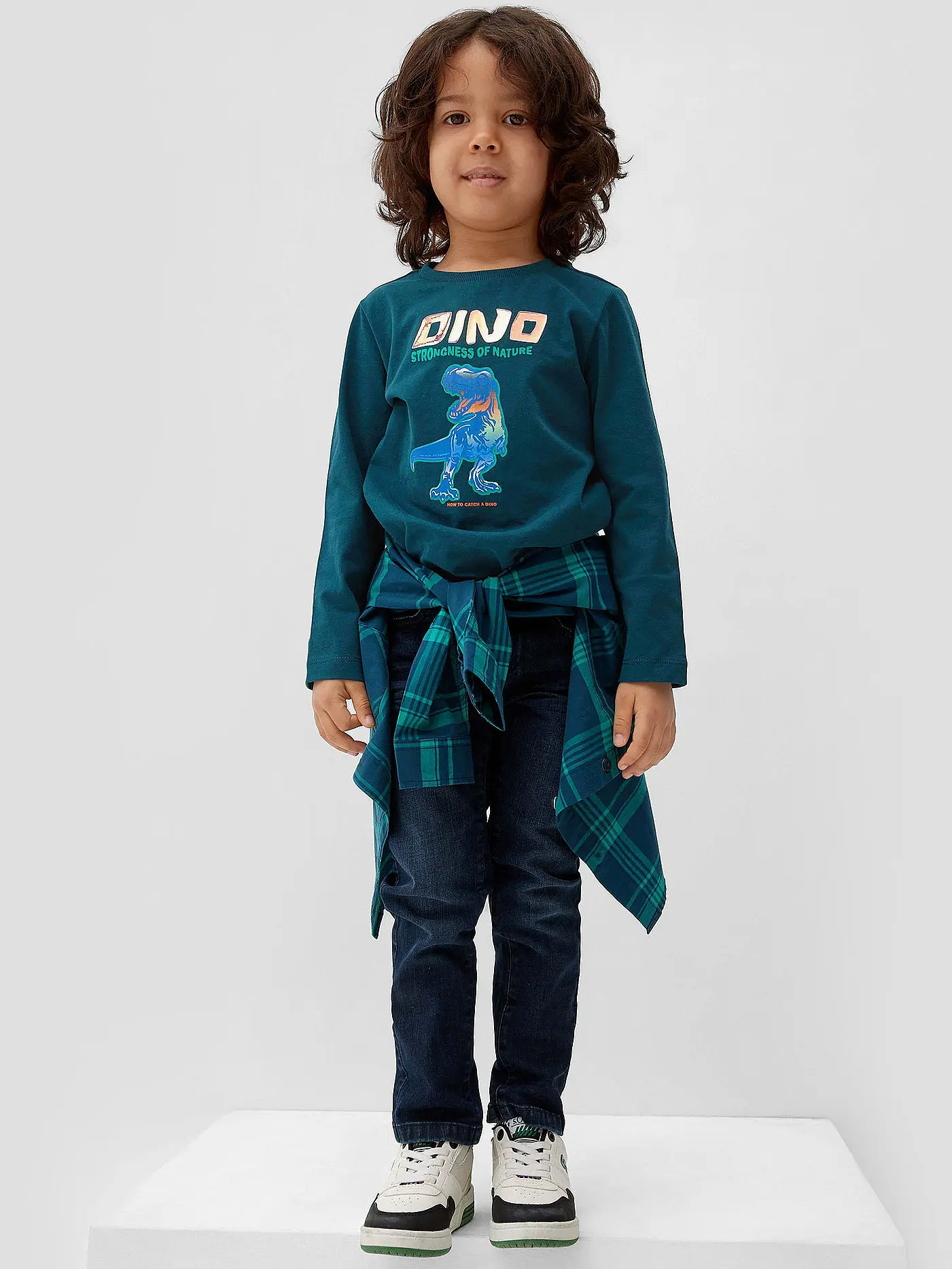 S.OLIVER | Jungen Langarmshirt | petrol